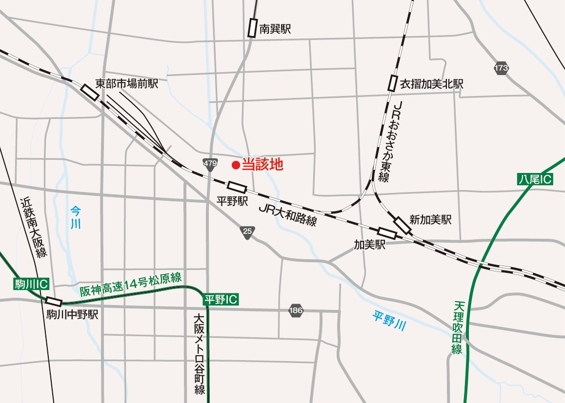 マチノマ平野の周辺地図