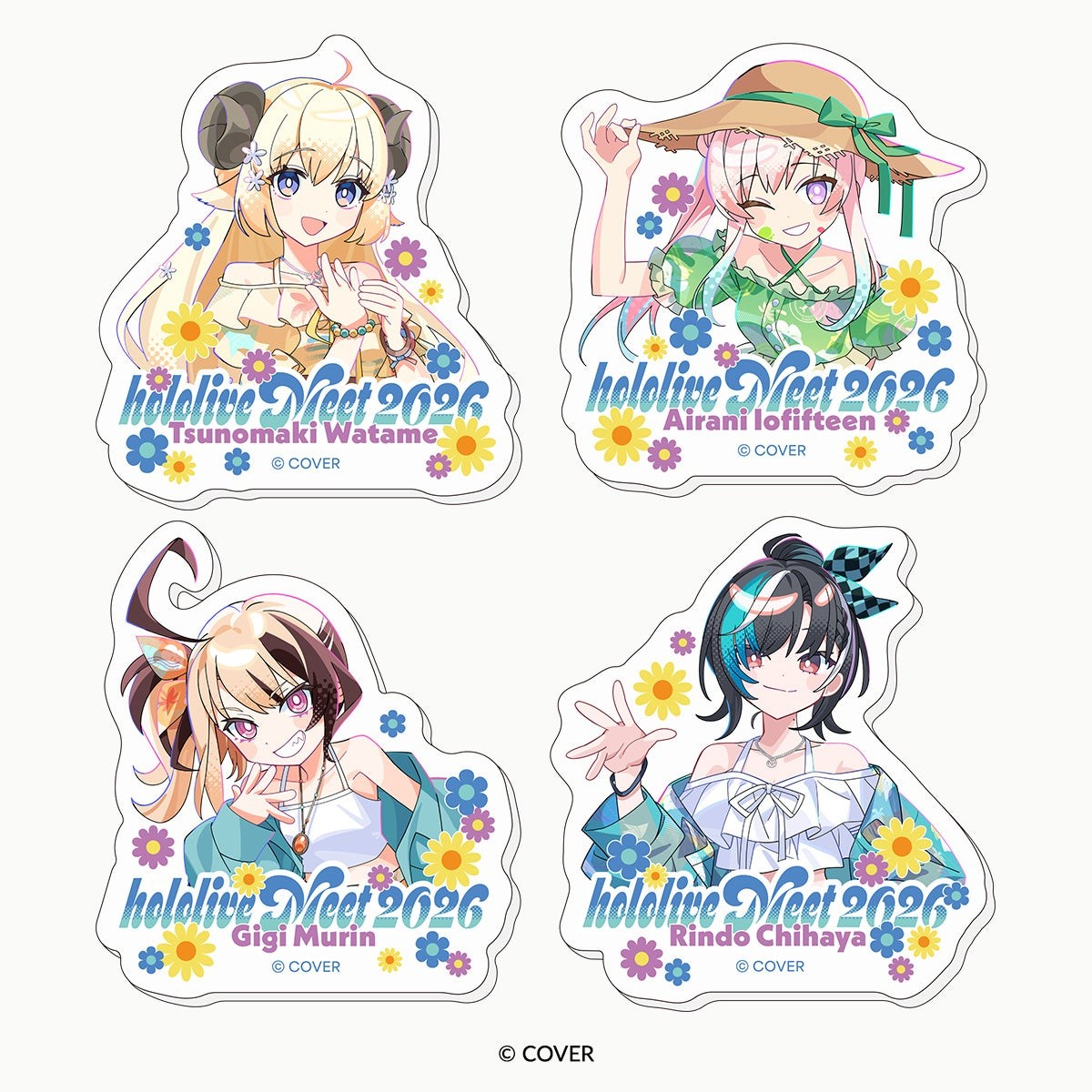 2ndビジュアル アクリルダイカットマグネット