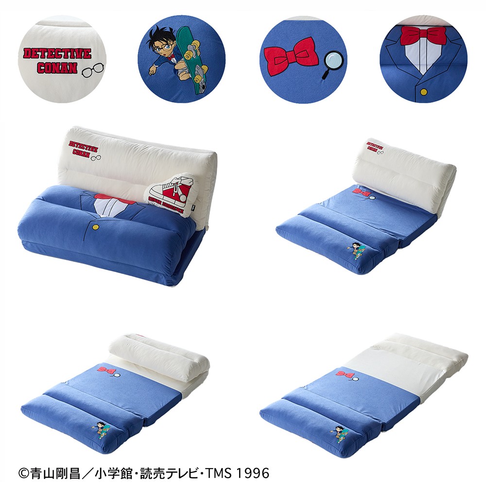 4WAYソファーベッドの4通りの形状