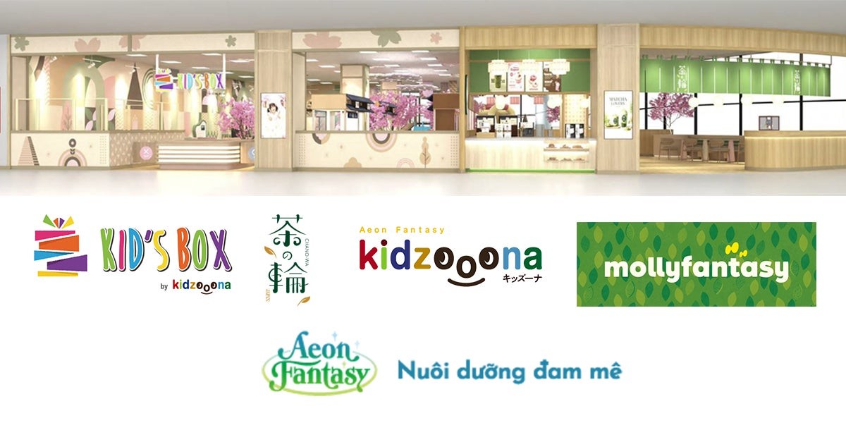 イオンモール タインホアのKID'S BOX・茶の輪・kidzooona・mollyfantasy外観イメージ