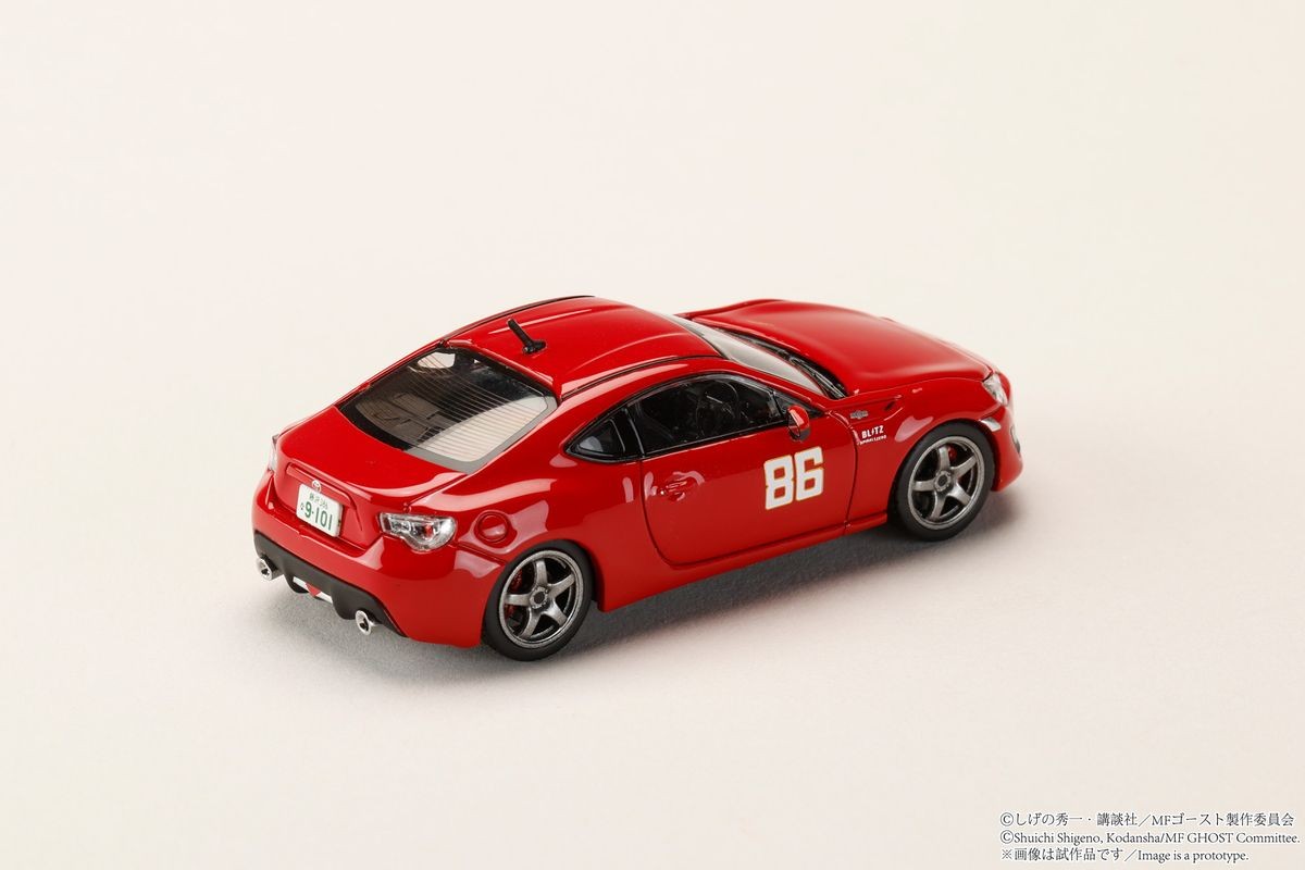 1/64 Toyota 86 GT (ZN6) at 芦ノ湖GT 後方斜め