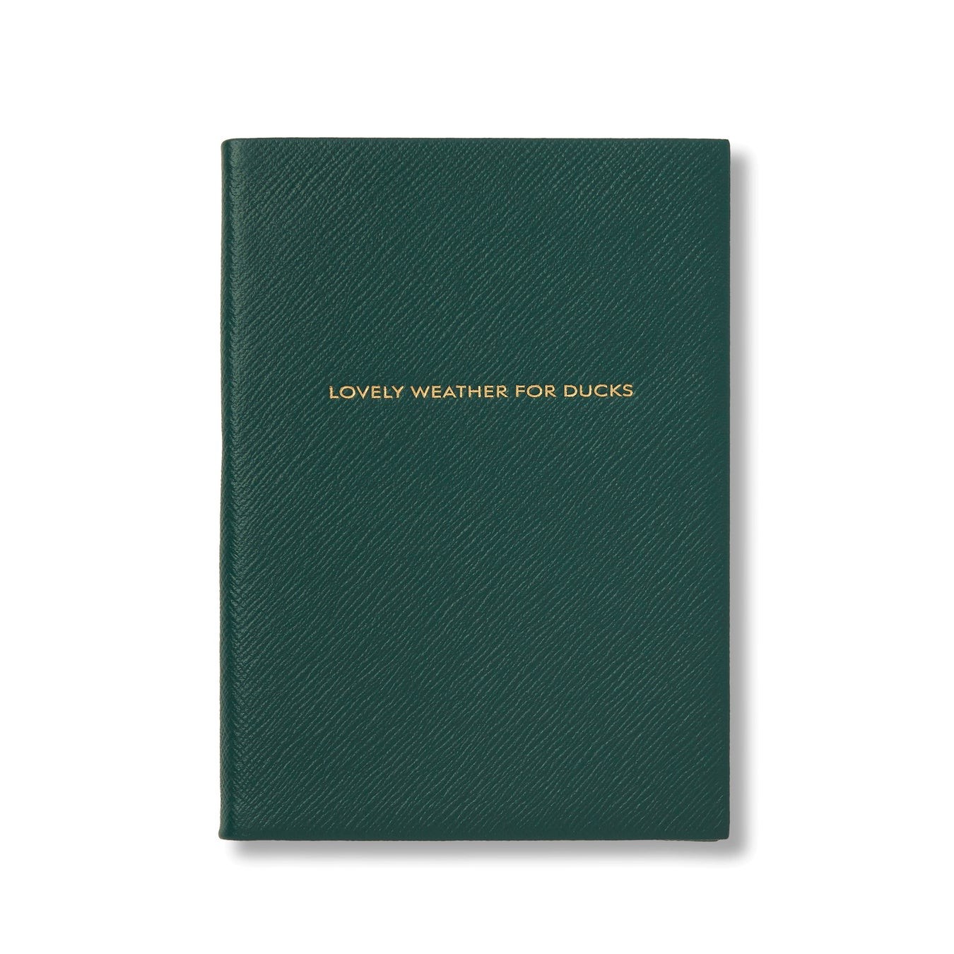 Burberry x Smythson Soho Notebook LOVELY WEATHER FOR DUCKS