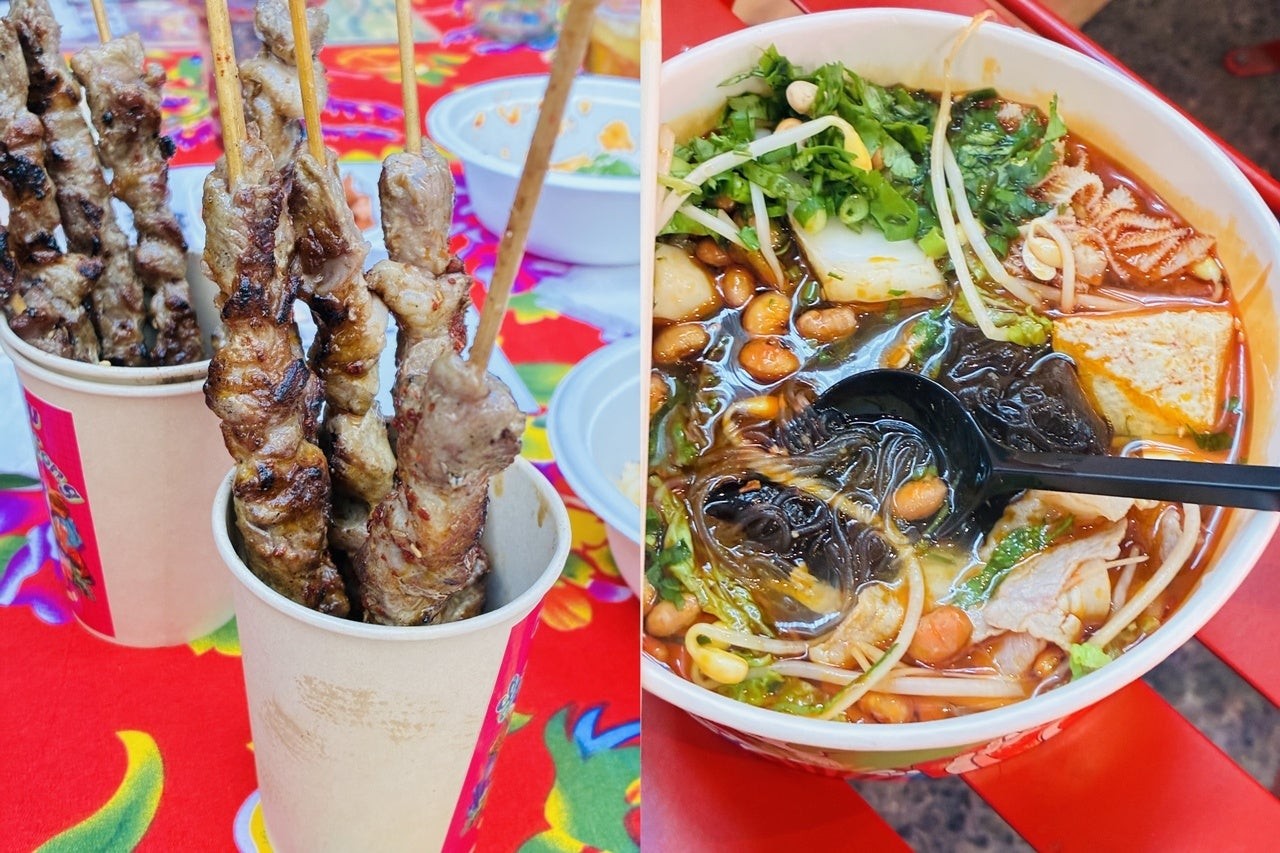 羊肉串と麻辣燙