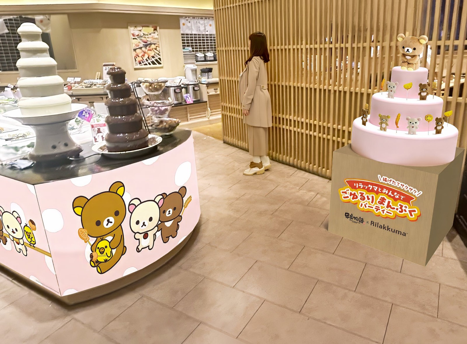 コラボ旗艦店の店内装飾イメージ