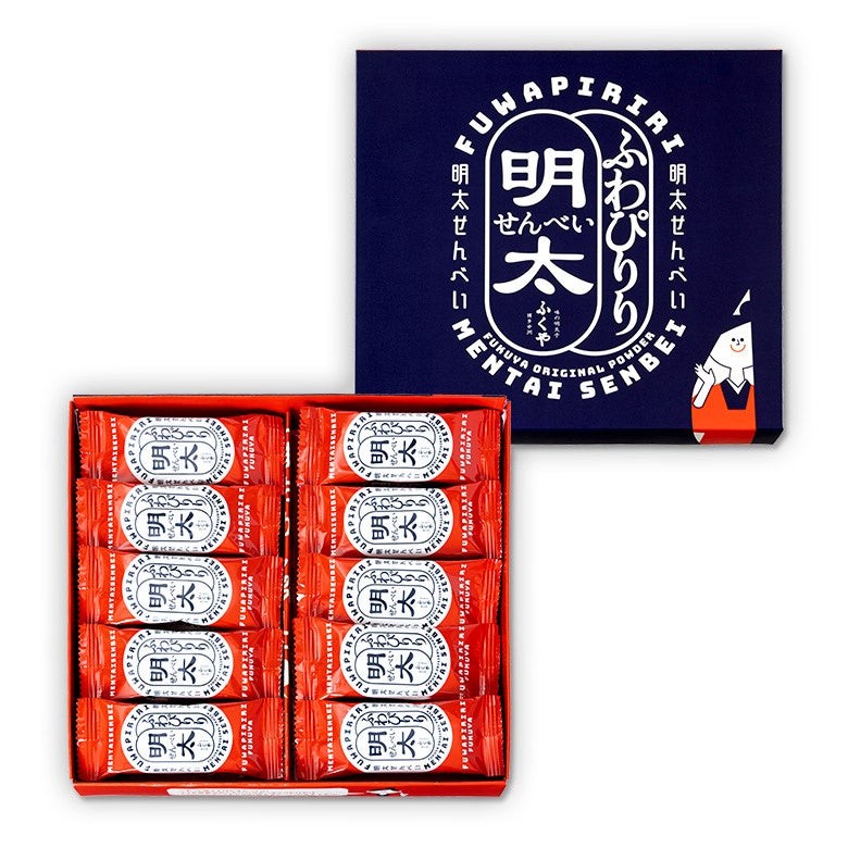 明太せんべい ふわぴりりの箱と個包装
