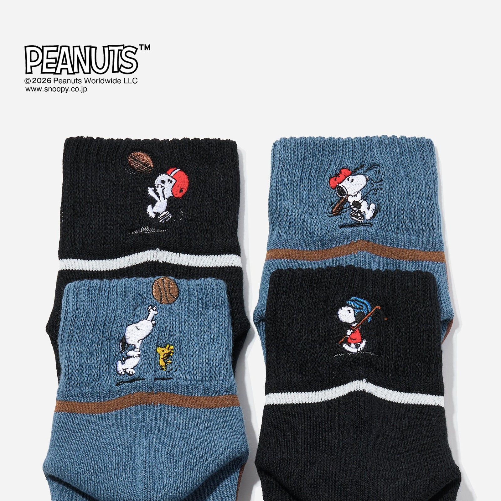 4種類のスポーツ刺繍