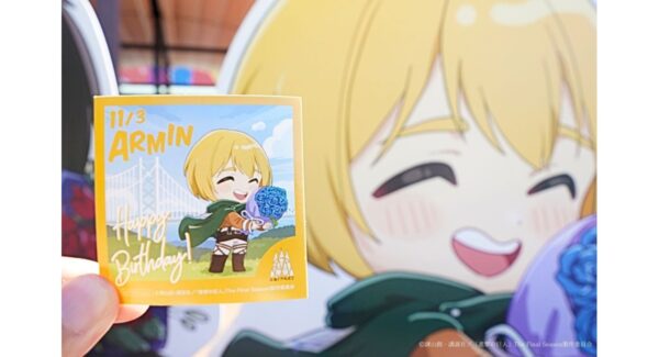 TVアニメ『進撃の巨人』×ニジゲンノモリ コラボイベントの告知ビジュアル