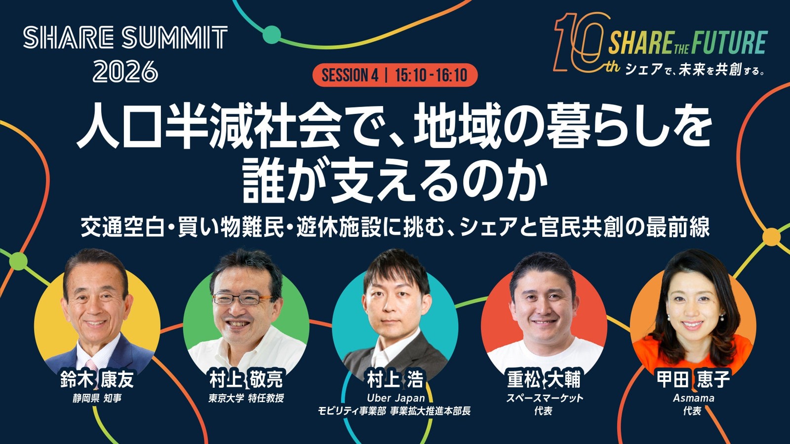 SESSION 4 人口半減社会の地域の暮らし
