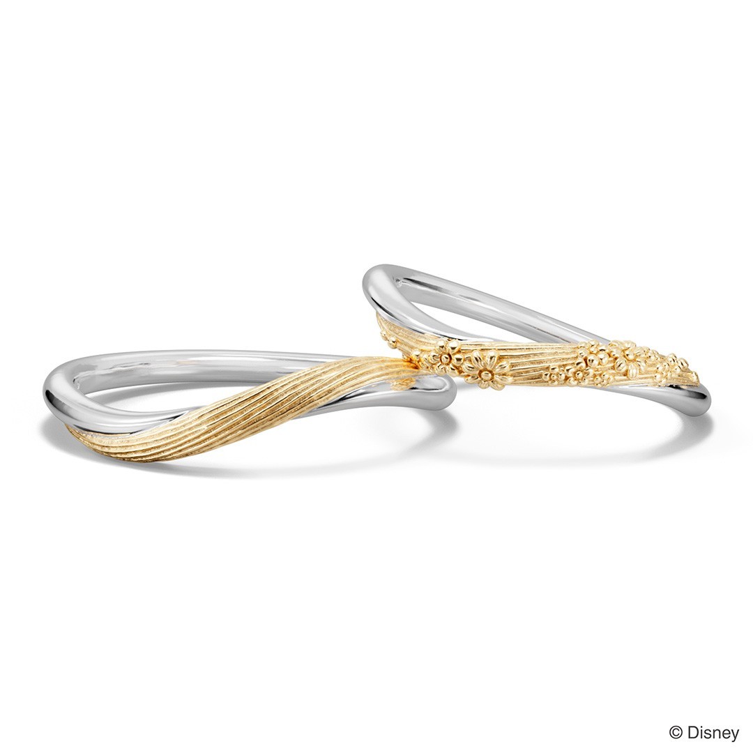 『Flowing Dream』結婚指輪2本
