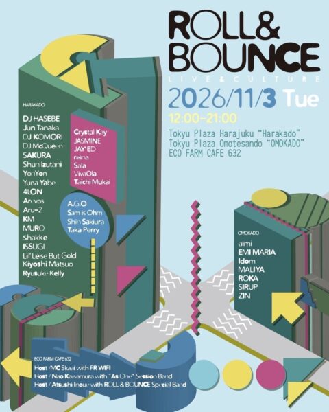 ROLL & BOUNCE FES イベントビジュアル