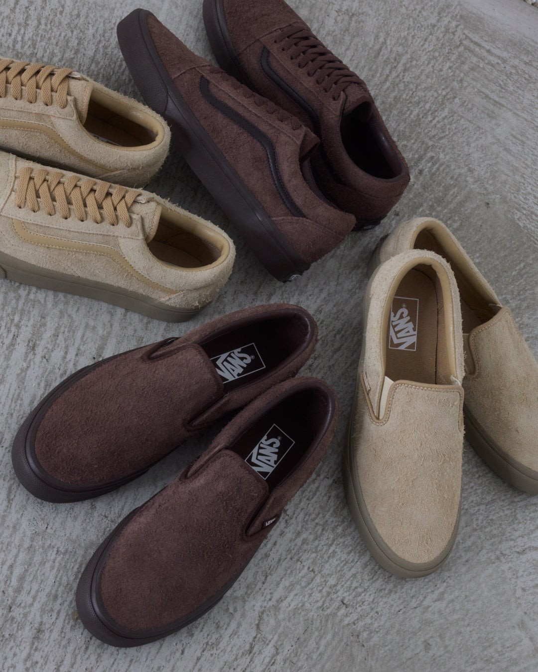 Vans HAIRY SUEDE OLD SKOOL/SLIP ON