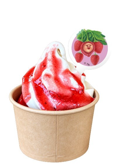 イチゴクレナイ ソフトクリーム