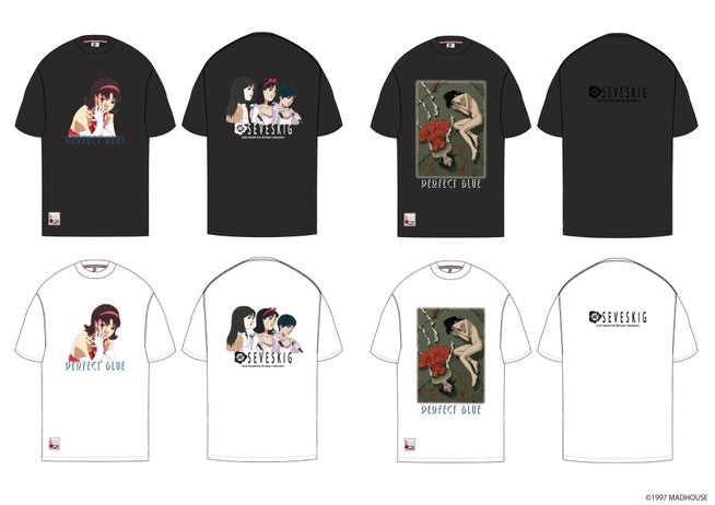 「PERFECT BLUE」TEE SHIRT 2型（BLACK／WHITE）