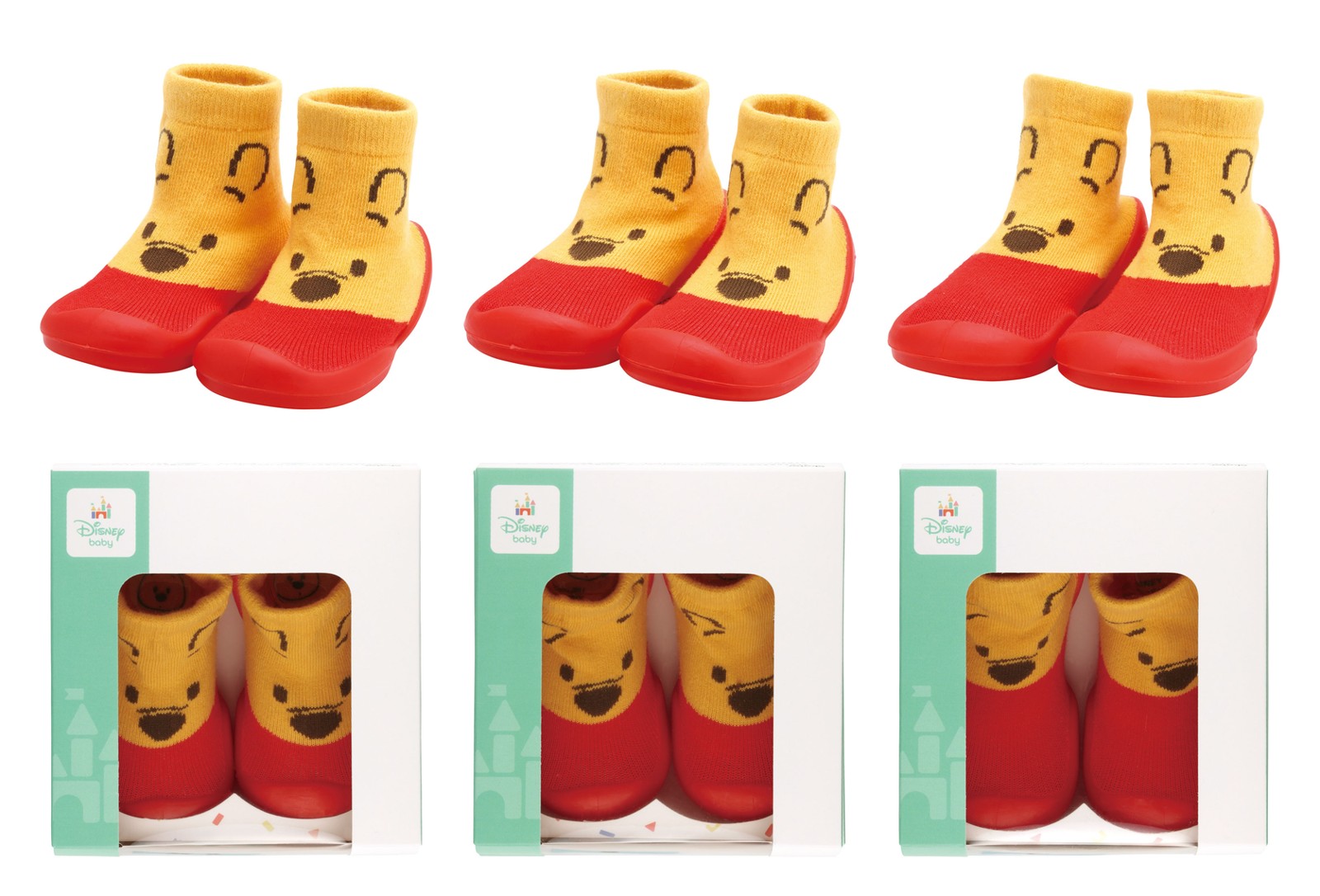 くまのプーさんのソックスシューズ 6商品