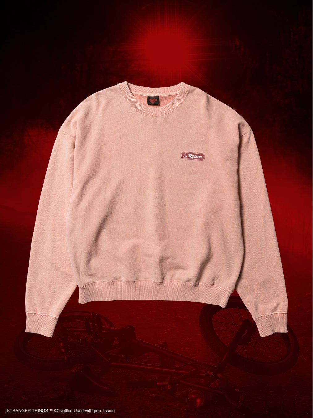 Scoops Ahoy Crewneck Sweatshirt PINK