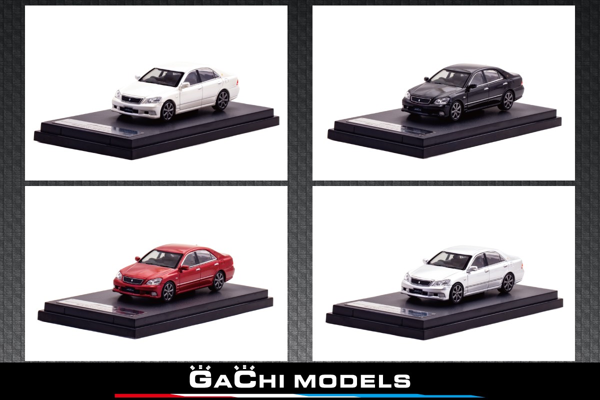GACHI MODELS 1/64 Toyota CROWN Athlete 2005 全4色