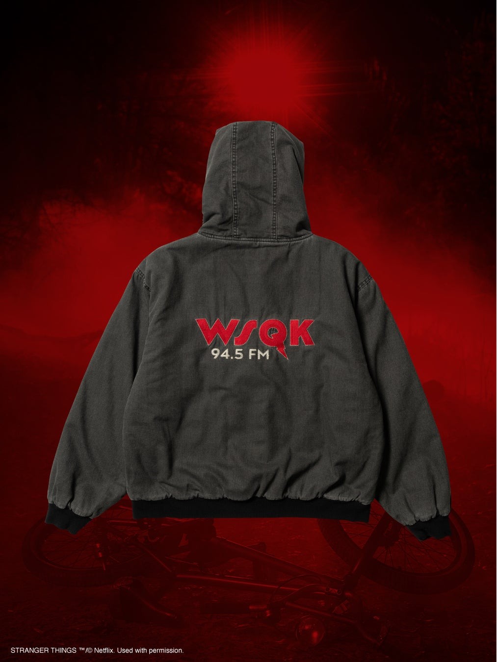 STRANGER THINGS WSQK Jacket バック