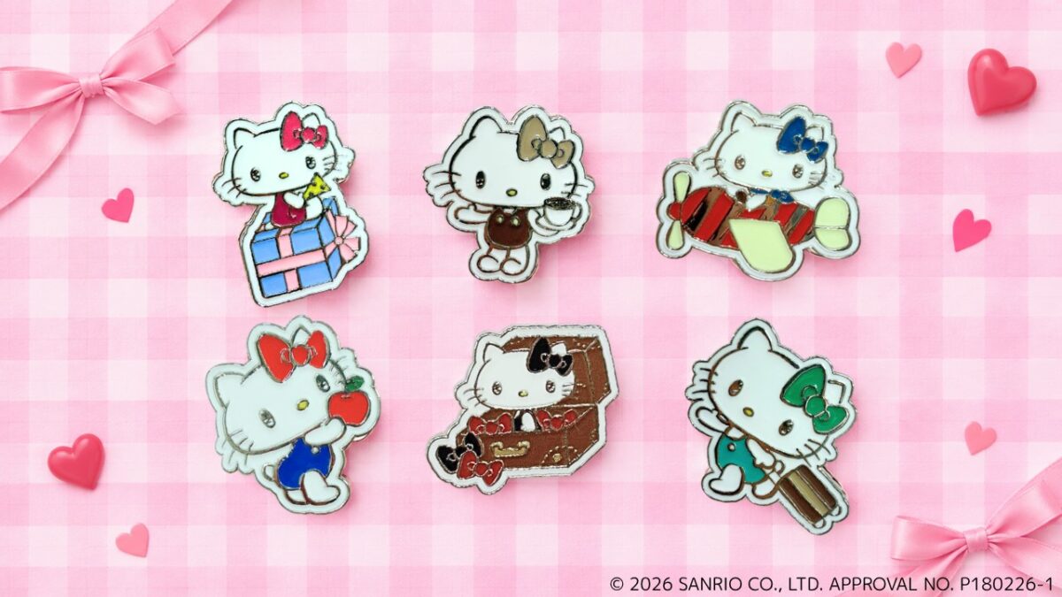 淡路キティ ピンバッジ 新作6デザイン