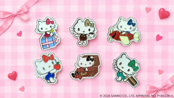 淡路キティ ピンバッジ 新作6デザイン
