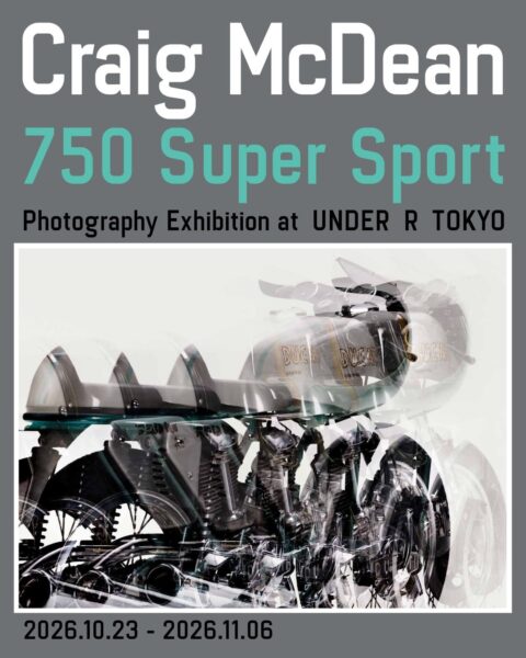 Craig McDean Photo Exhibition 750 Super Sport 告知ビジュアル