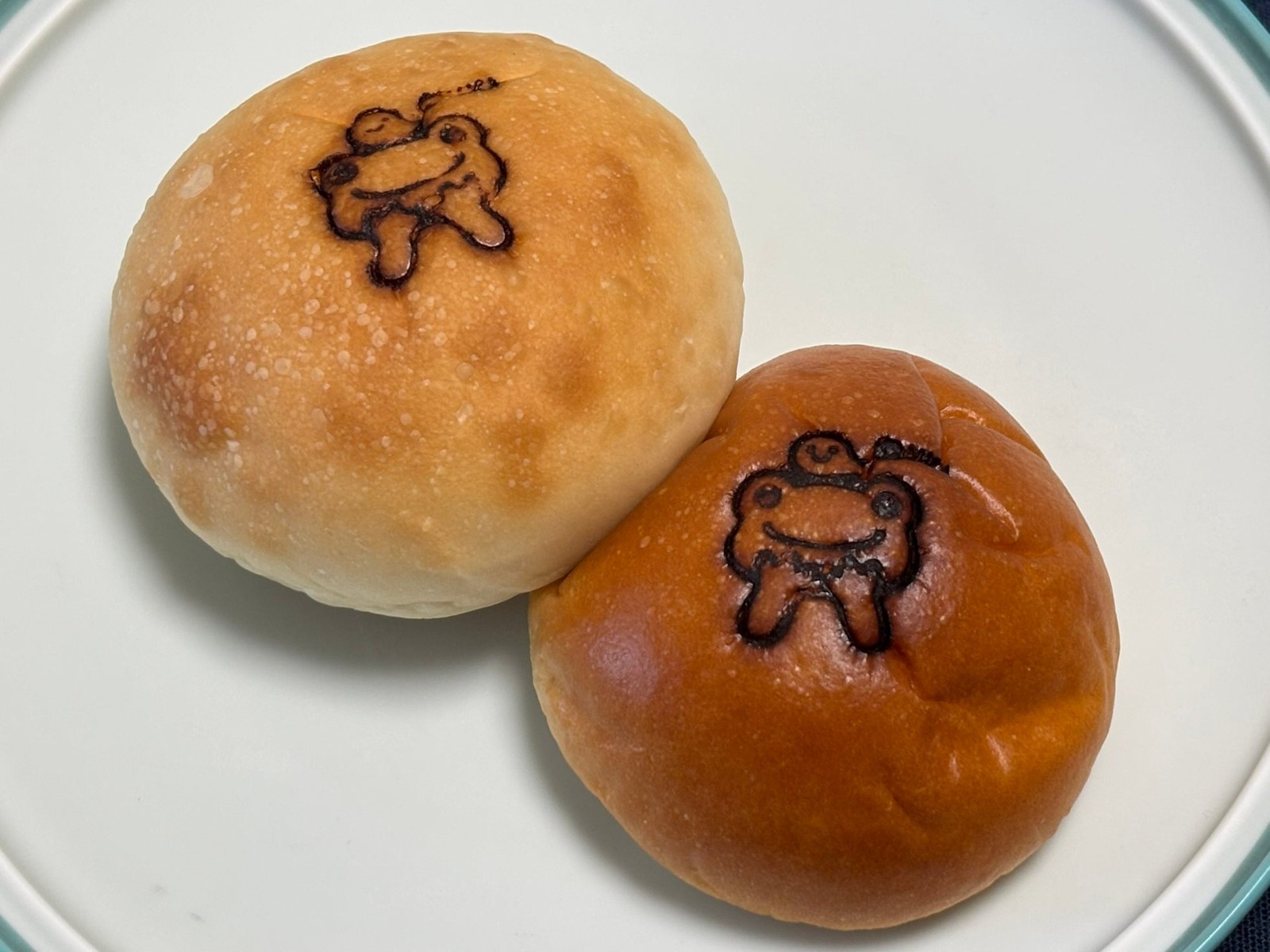 墨繪 かえるのピクルス 小倉あんパンとソフトフランスのセット