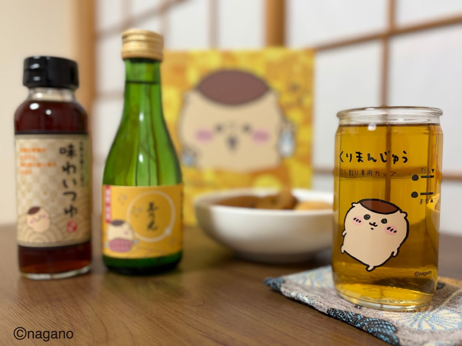 日本酒、味わいつゆ、だし割り専用カップ、商品箱