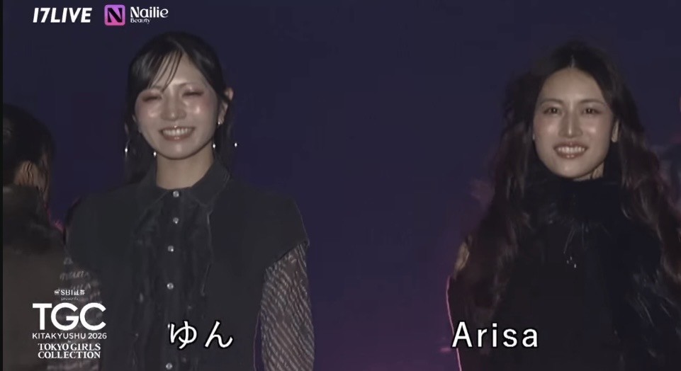 TGC北九州 2026のステージに立つゆんとArisa