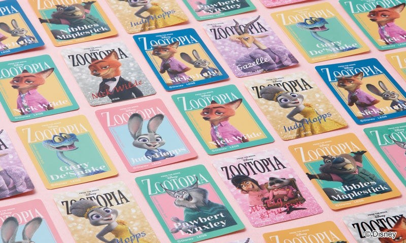 ズートピア 雑誌風ステッカー