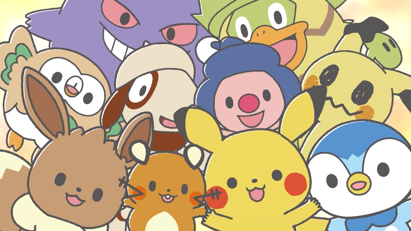 モンポケのキャラクターたち