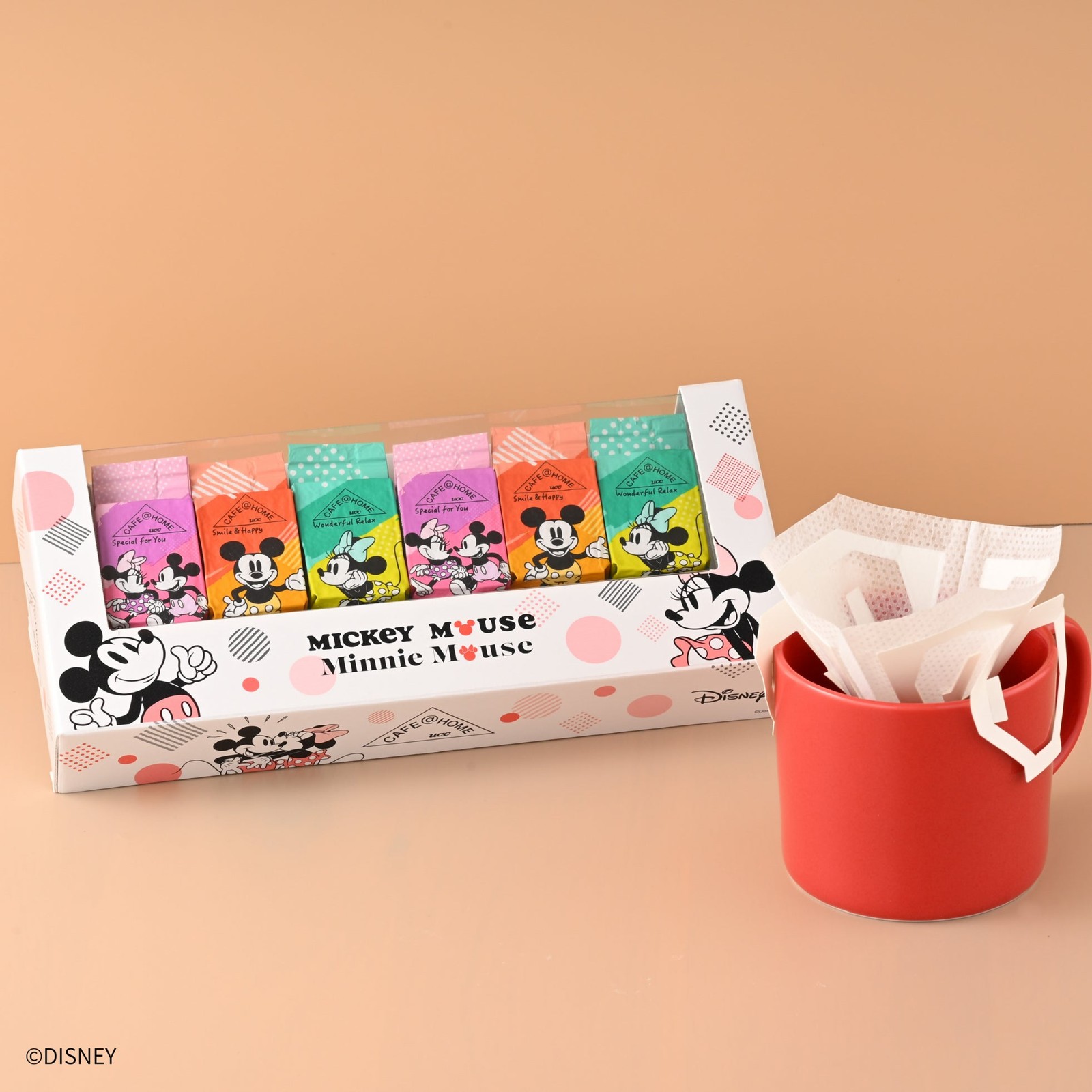 CAFE@HOME ミッキー&ミニー 6Pギフト