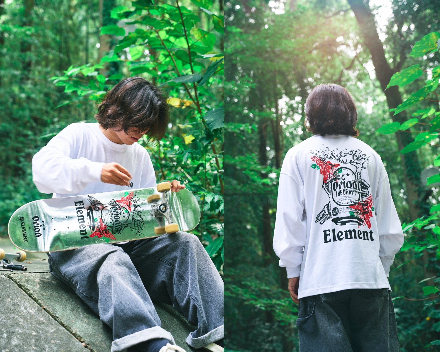 ELEMENT × ORION CAN FLOWER LSとデッキ