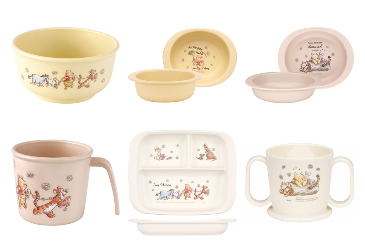 くまのプーさん ピクニック柄のベビー食器 6商品