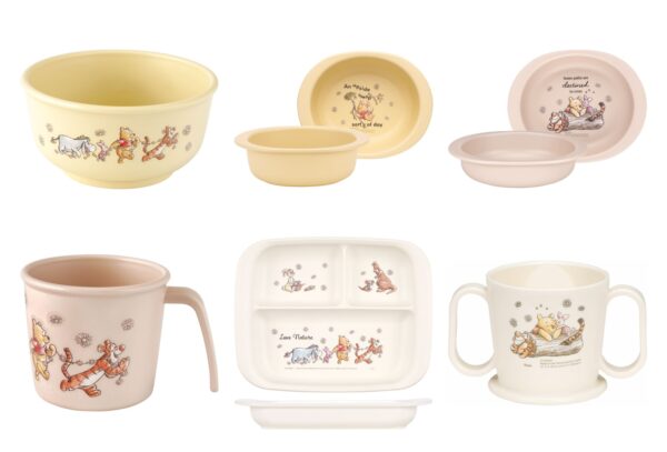 くまのプーさん ピクニック柄のベビー食器 6商品