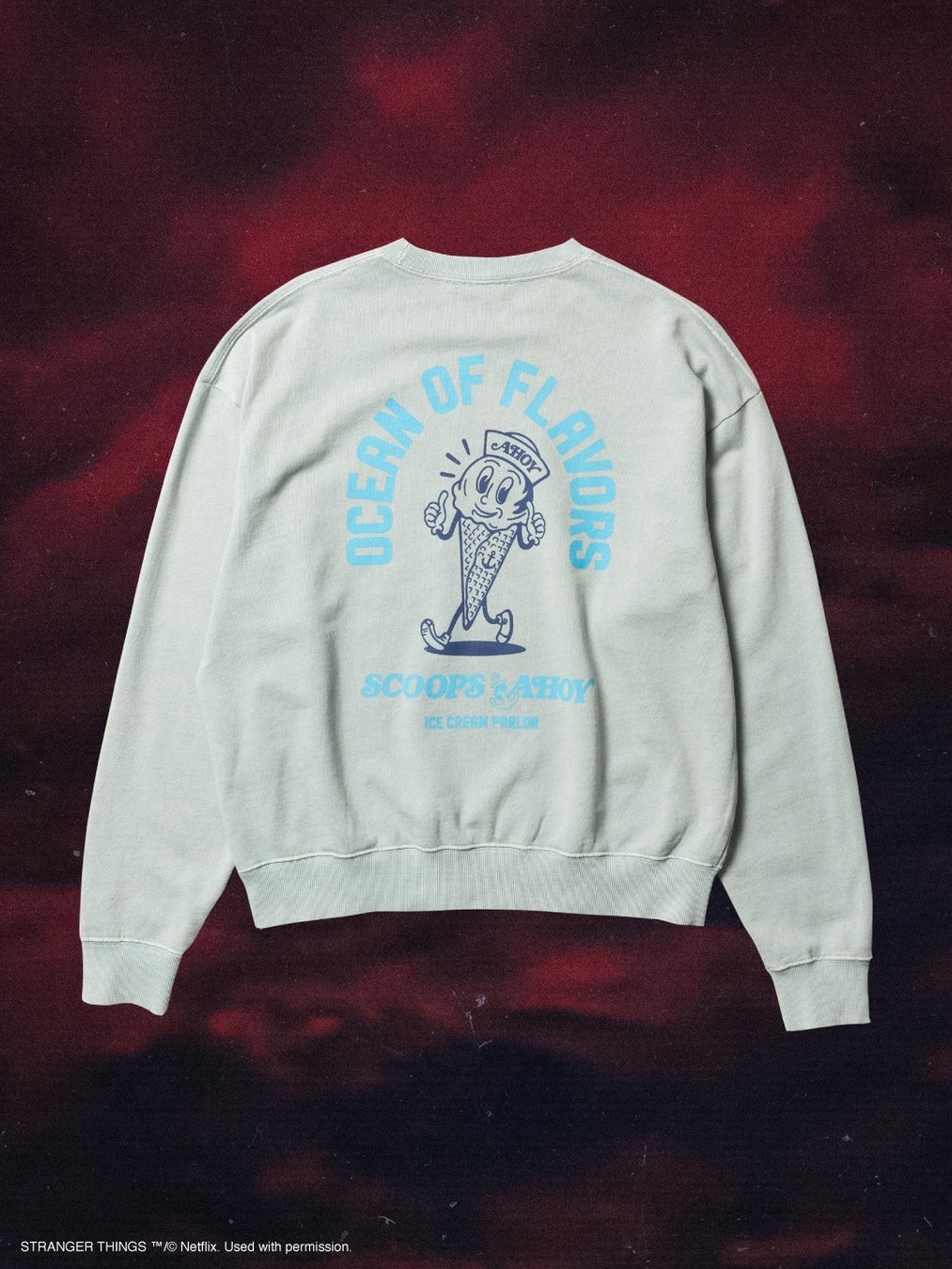 Scoops Ahoy Crewneck Sweatshirt SAX