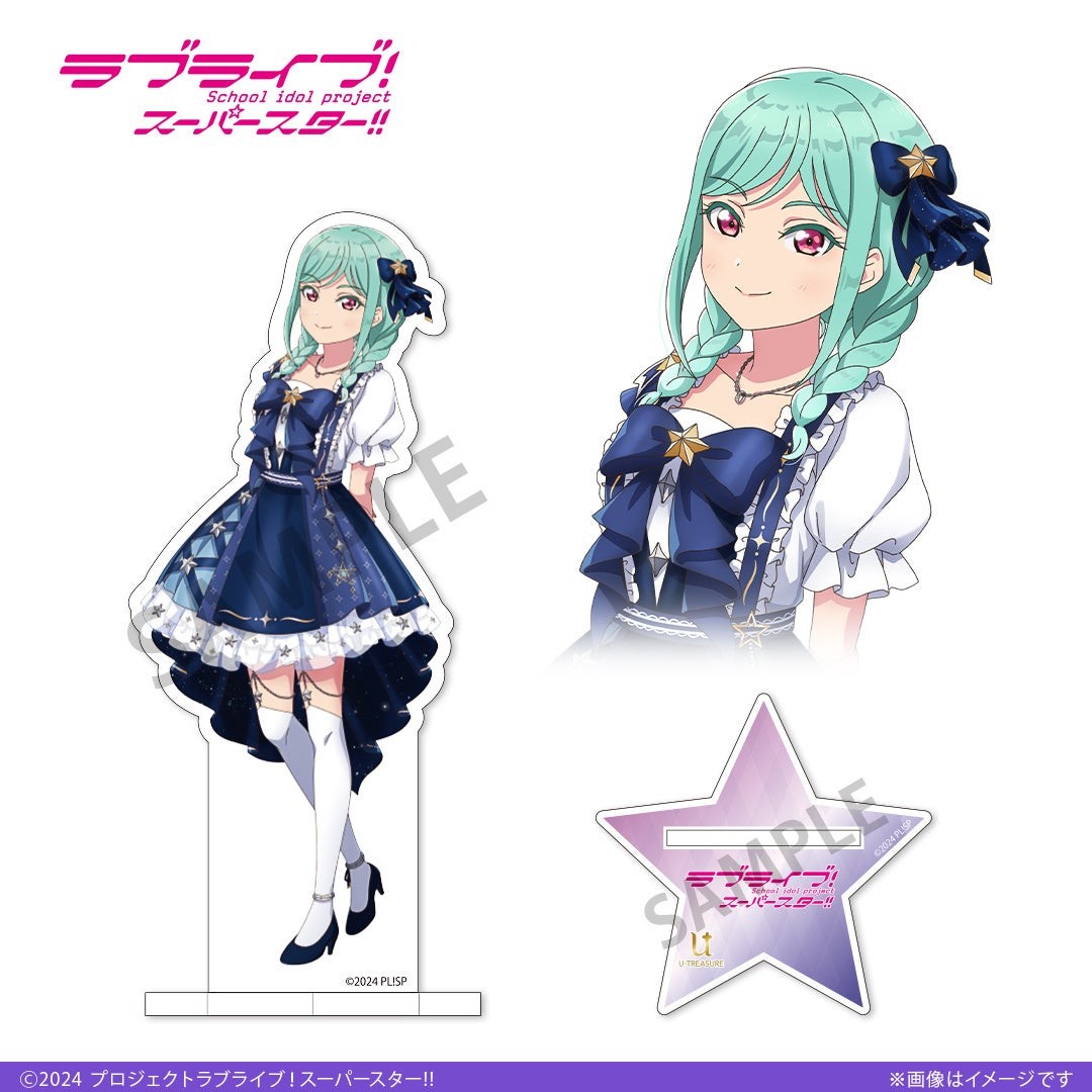 5th Anniversary アクリルスタンド 緑髪三つ編みのメンバー