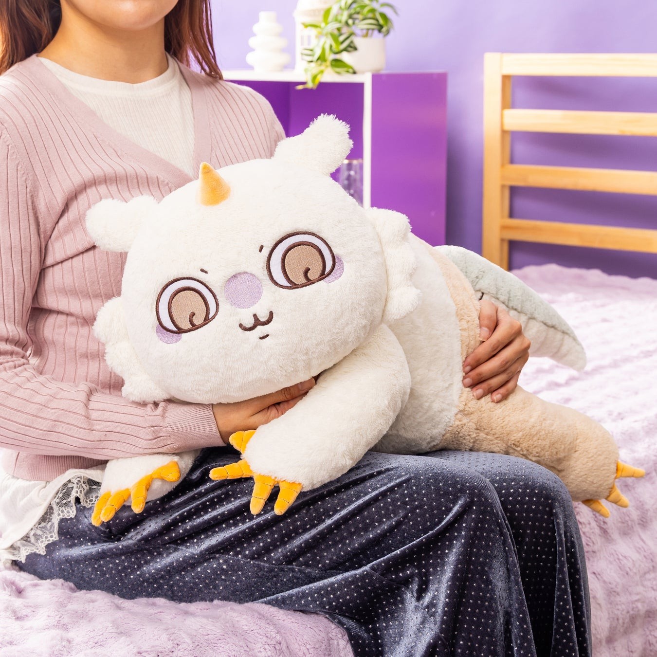あのこを膝にのせた様子