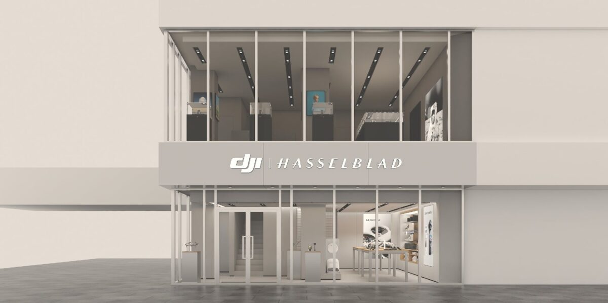 DJI | Hasselblad Authorized Concept Store 東京表参道の外観完成予想図