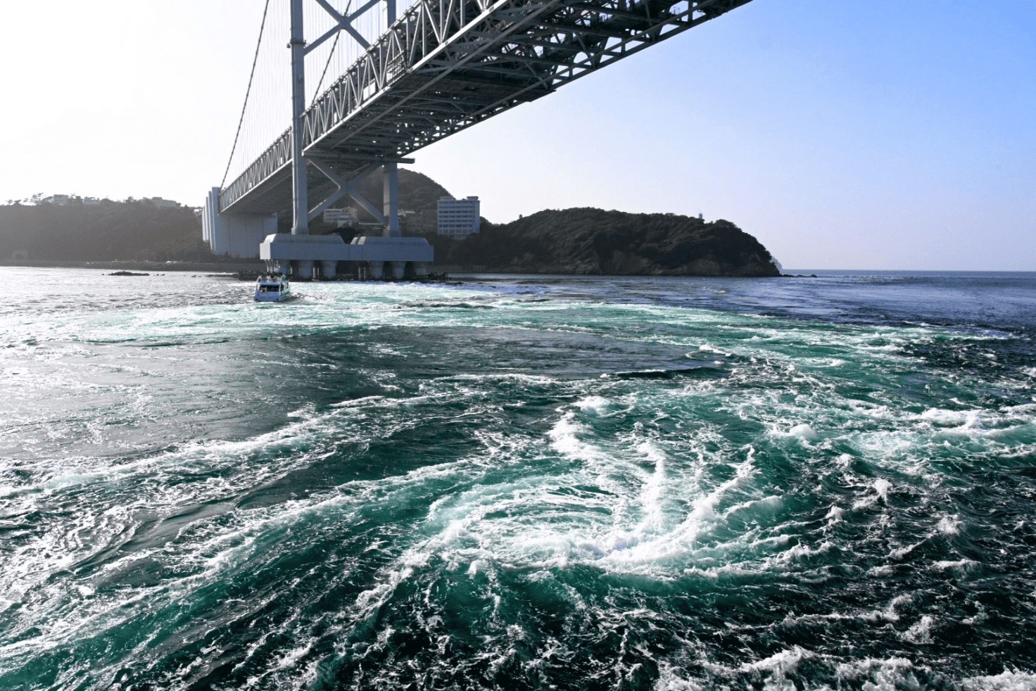 鳴門海峡の渦潮