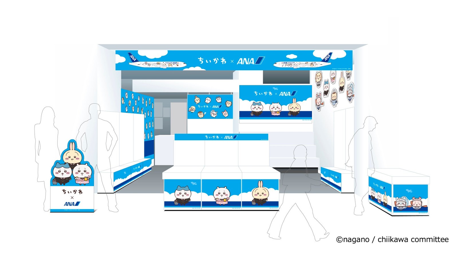 ANA FESTA羽田B1フロアギフト店の完成予想イラスト