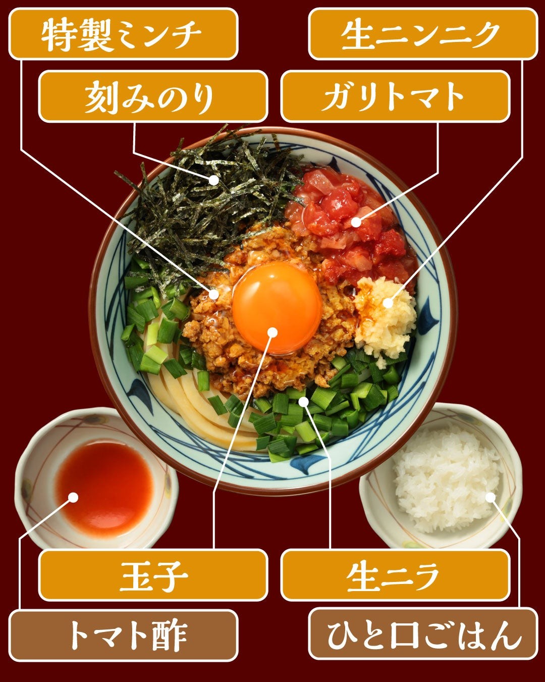 『肉辛まぜうどん』の8つのこだわり