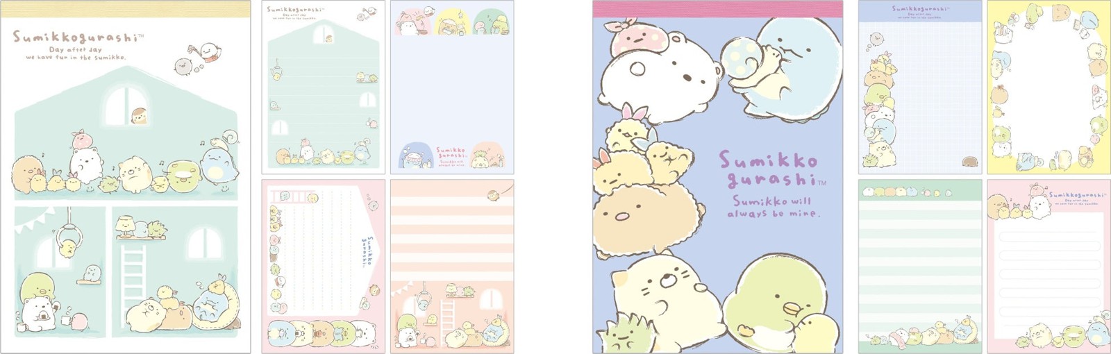 すみっコぐらし『すみっコなまいにち』テーマ メモパッド