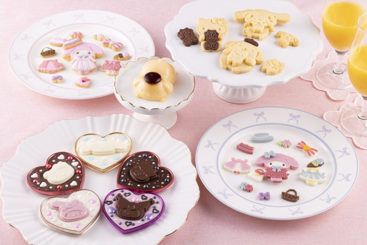 サンリオキャラクターズコラボ製菓アイテムで作ったチョコ・クッキー・プリン