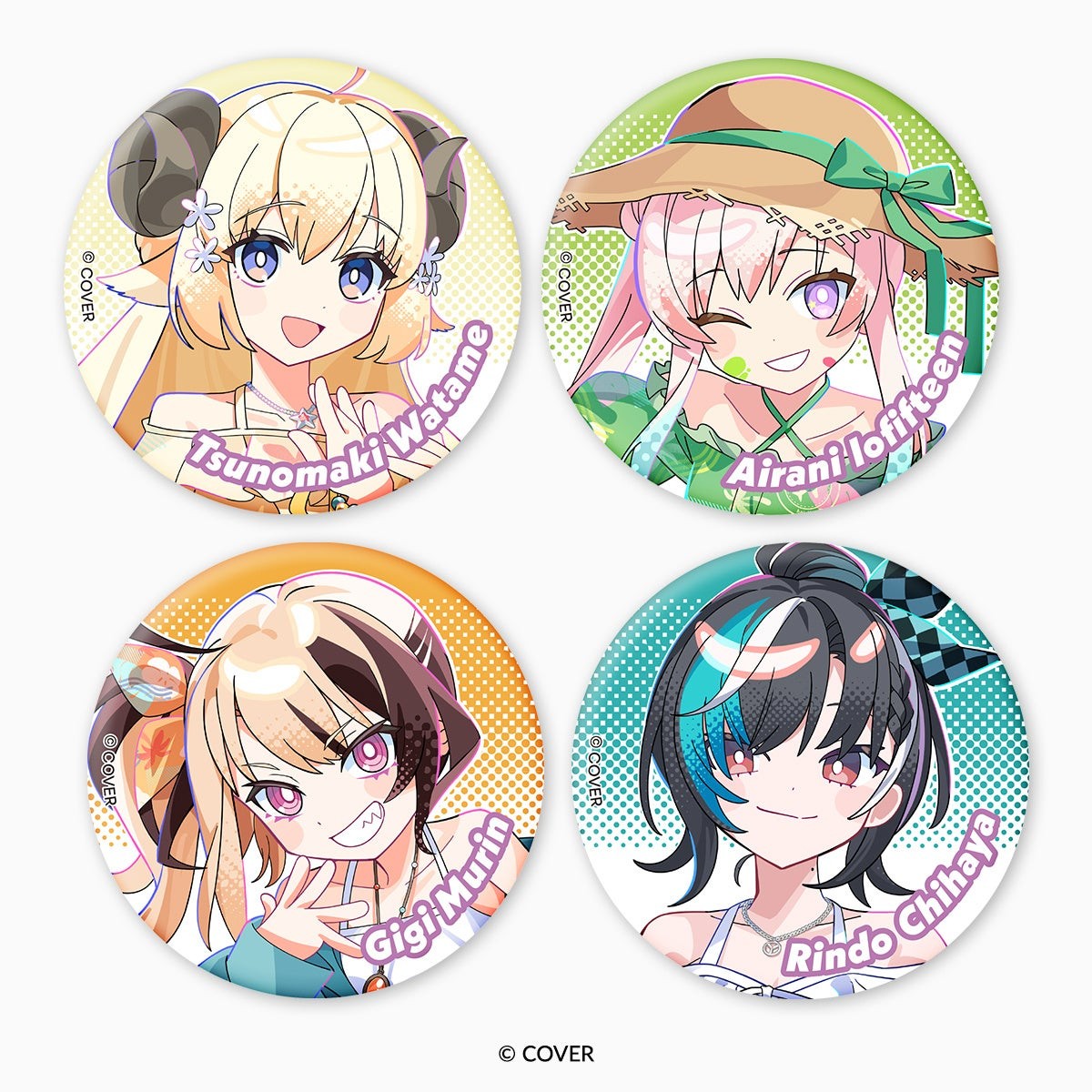 2ndビジュアル ホログラム缶バッジ