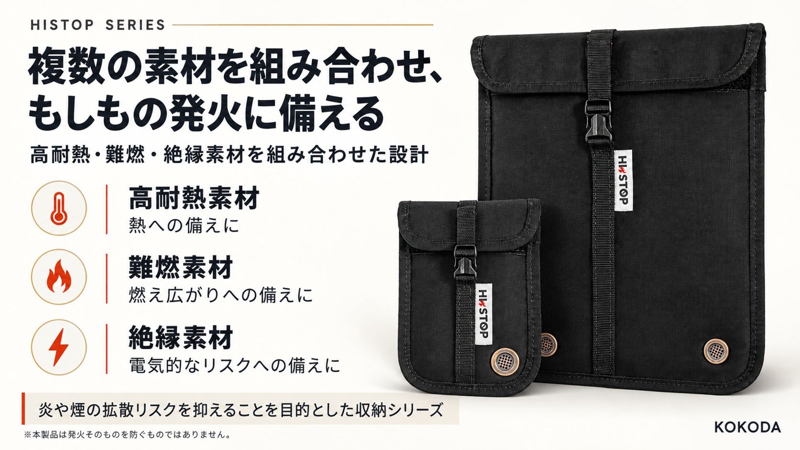 HISTOP 難燃収納ケース