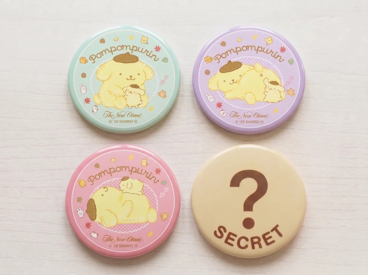ポムポムプリンの缶バッジ