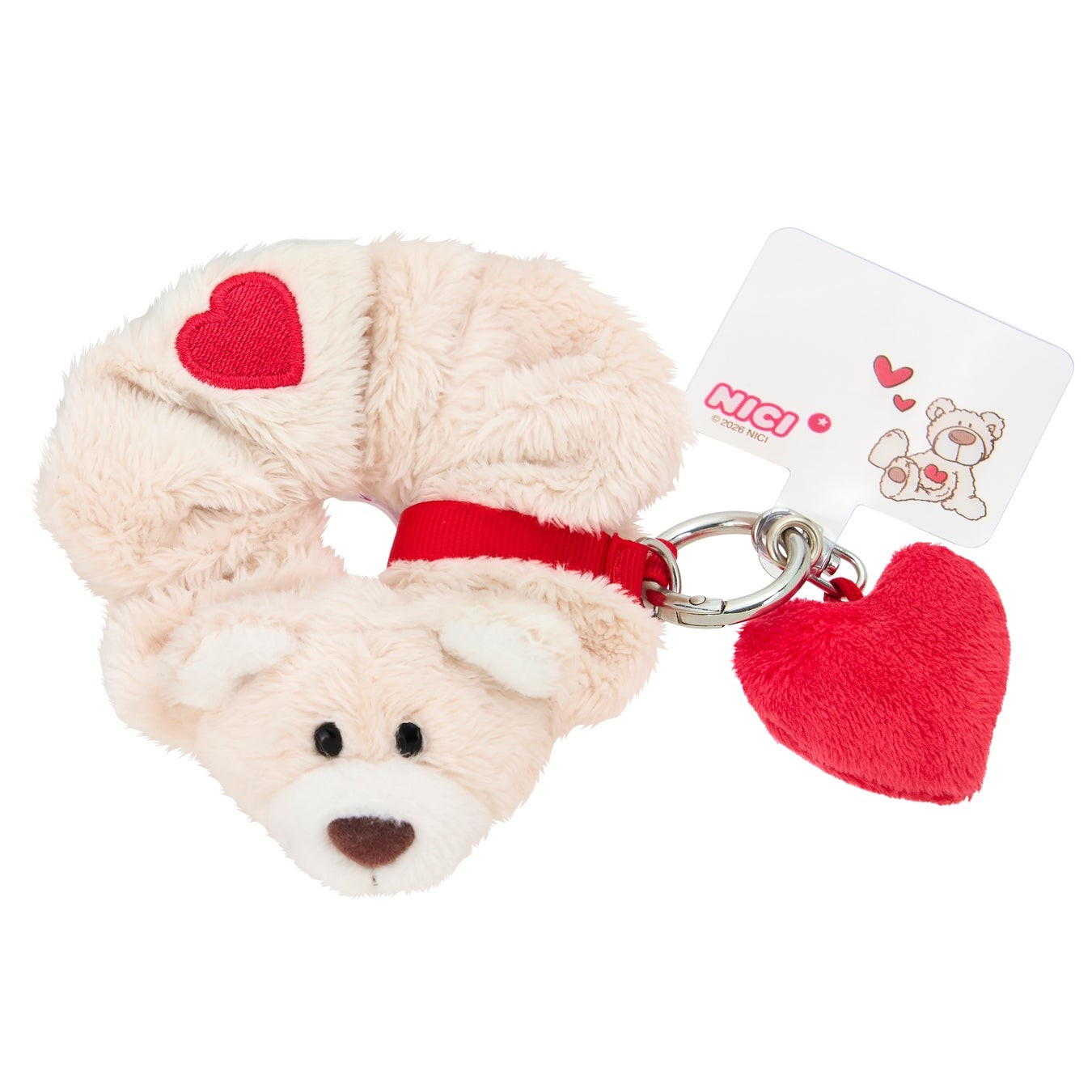 NICI シュシュストラップ ラブベア ホワイト