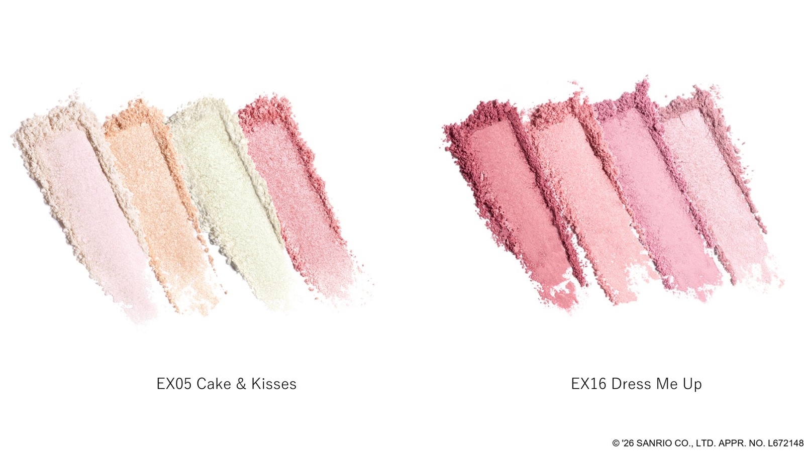 レイヤード ペタル パレット Cake & Kisses、Dress Me Up
