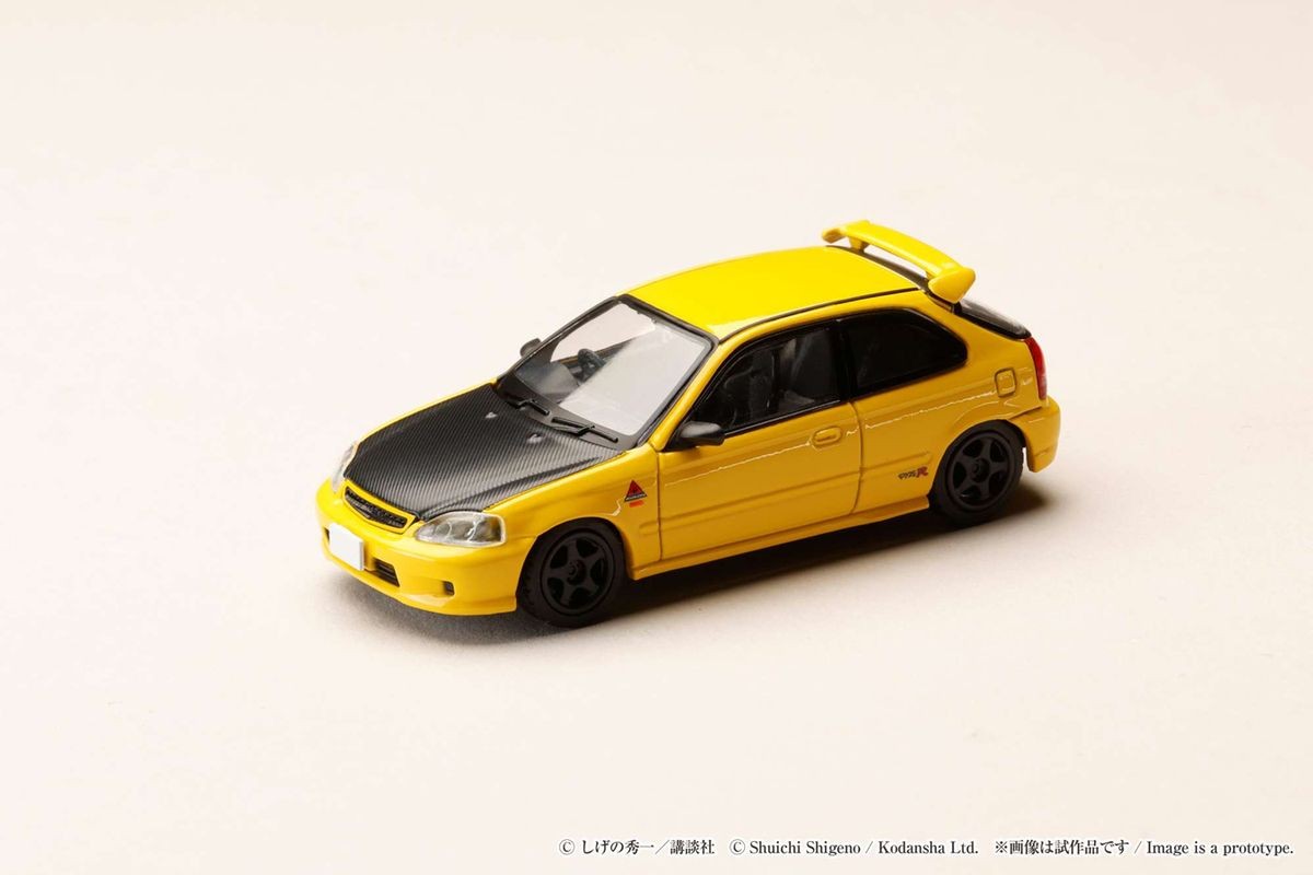 HJ64 Honda CIVIC (EK9) 東堂塾 ミニカー