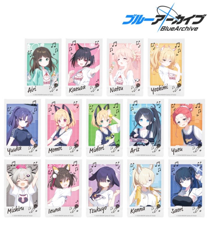 『ブルーアーカイブ』トレーディングチェキプリント ver.B
