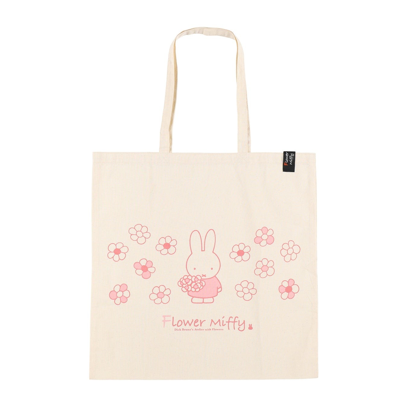 Flower Miffy ショップトートバッグ ピンク